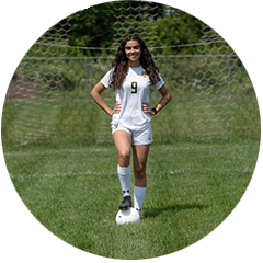 Girl Soccer player