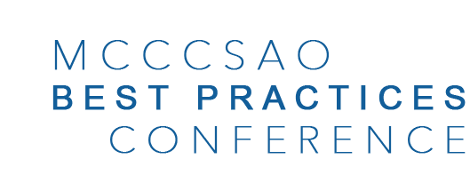 best practices logo - blue letters